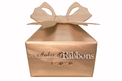 Personalized Bow Favor Box