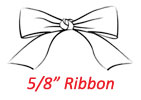 5/8' Preprinted Ribbon printed with Baby theme