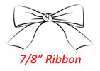 7/8' Preprinted Ribbon printed with Miscellaneous theme