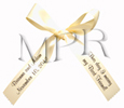 7/8"  Personalized Favor Ribbons - 2 or 3-line print