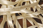 3/8" Today I Marry My Friend Preprinted Ribbon