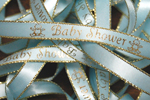 3/8" Baby Shower Preprinted Ribbon