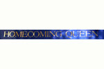 3" Royal Blue Homecoming Queen Sash