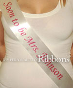 3 Inch Personalized Sash