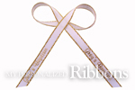 1/4" Colored Edge Personalized Continuous Ribbon