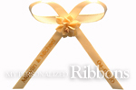 1/4" Plain Edge Personalized Favor Ribbons