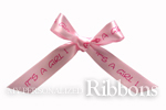 "It's A Girl" (5/8") Preprinted Ribbon PS #1