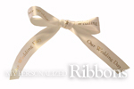 "Our Wedding Day" (7/8") Preprinted Ribbon PS #5